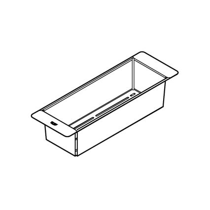 GROHE 40852SD0 - Večfunkcijski cednik 450 × 150 × 100 mm, nerjaveče jeklo