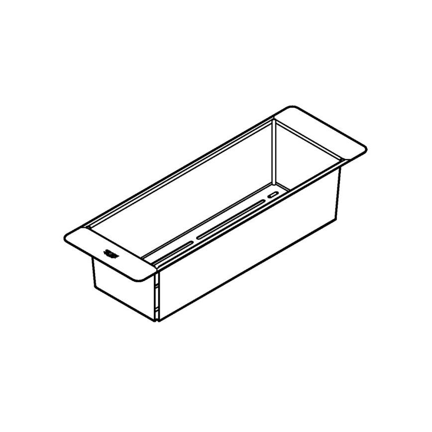 GROHE 40852SD0 - Večfunkcijsko cedilo 450 × 150 × 100 mm, iz nerjavečega jekla