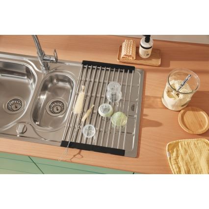 GROHE 40856SD0 - Odtočna plošča 450 × 348 mm, brušeno nerjavno jeklo