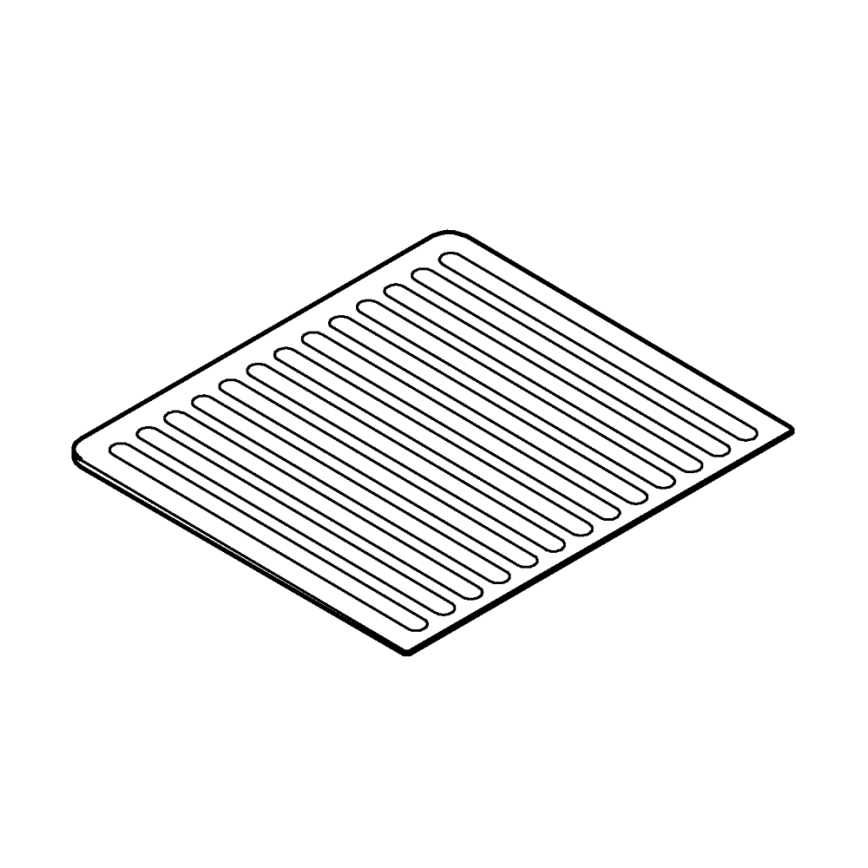 GROHE 40871K00 - Odcedna plošča 450 x 400 mm, keramika/črna