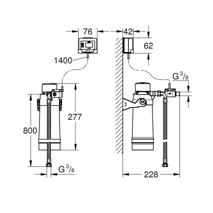 GROHE 40876000 - Začetni komplet ULTRASAFE, sijajni krom