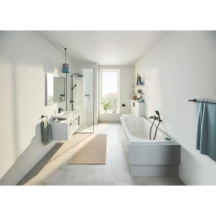 GROHE 409752430 - Nosilec za brisače START CUBE 18,8 x 13,8 cm črna