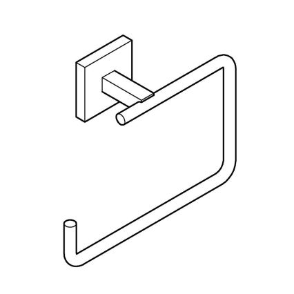 GROHE 40975DC0 - Držalo za brisačo START CUBE, nerjaveče jeklo