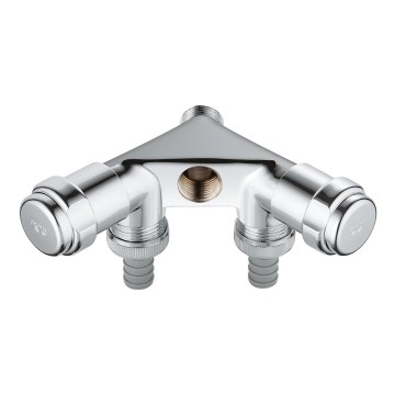 GROHE 41020000 - Dvojni ventil EGGEMANN 12” sijajni krom