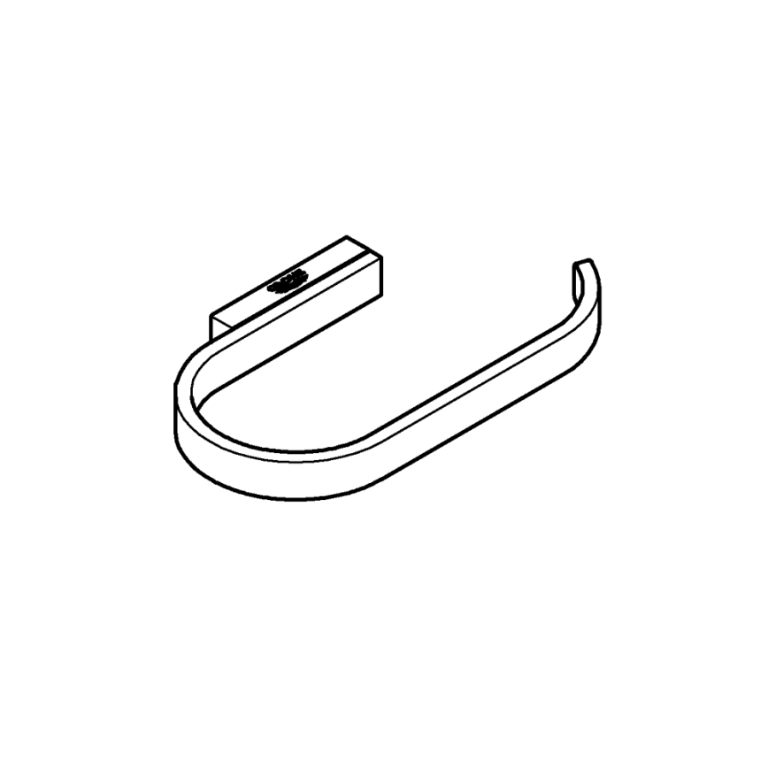GROHE 41068DC0 - Držalo za toaletni papir SELECTION 15,3 × 1,5 × 8,5 cm nerjaveče jeklo