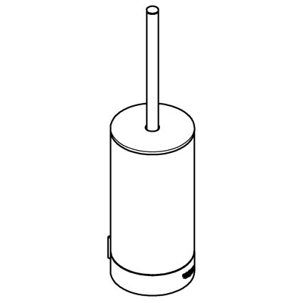 GROHE 41076GL0 - Komplet za čiščenje stranišča SELECTION, zlata