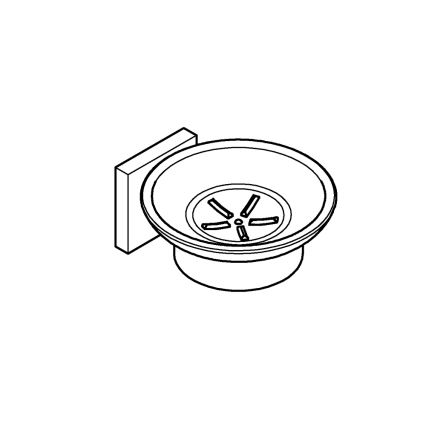 GROHE 41096000 - Posodica za milo START CUBE 110 × 56 × 125 mm sijajni krom