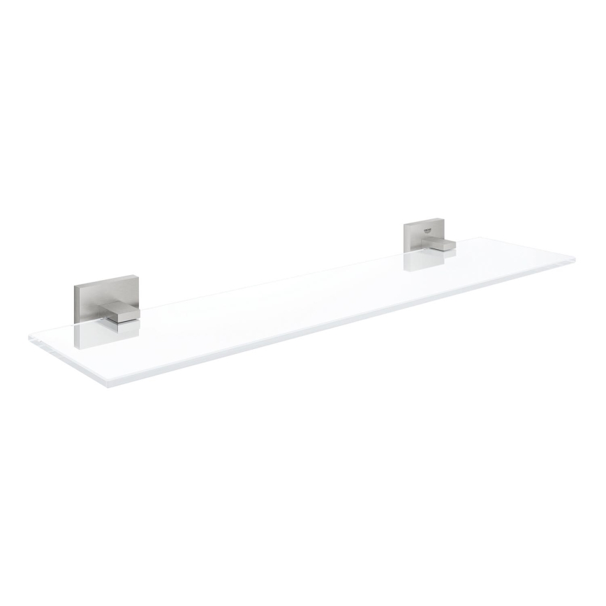 GROHE 41109DC0 - Steklena polica START CUBE 530 mm, nerjaveče jeklo