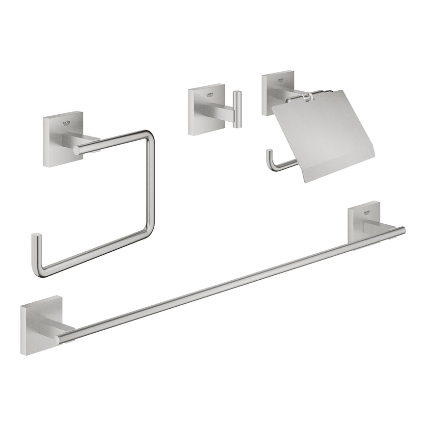 GROHE 41115DC0 - Komplet dodatkov START CUBE 558 mm keramika/bela