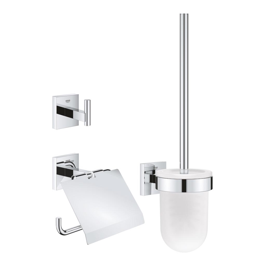 GROHE 41123000 - Komplet dodatkov za WC 3 v 1 sijajni krom