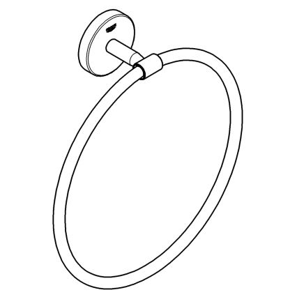 GROHE 41167000 - Držalo za brisače START COSMOPOLITAN, premer 200 mm, sijajni krom