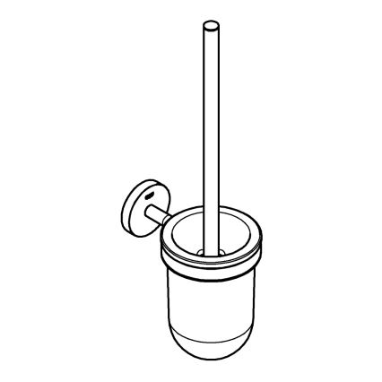 GROHE 41169000 - Komplet za čiščenje WC-ja START, matiran krom