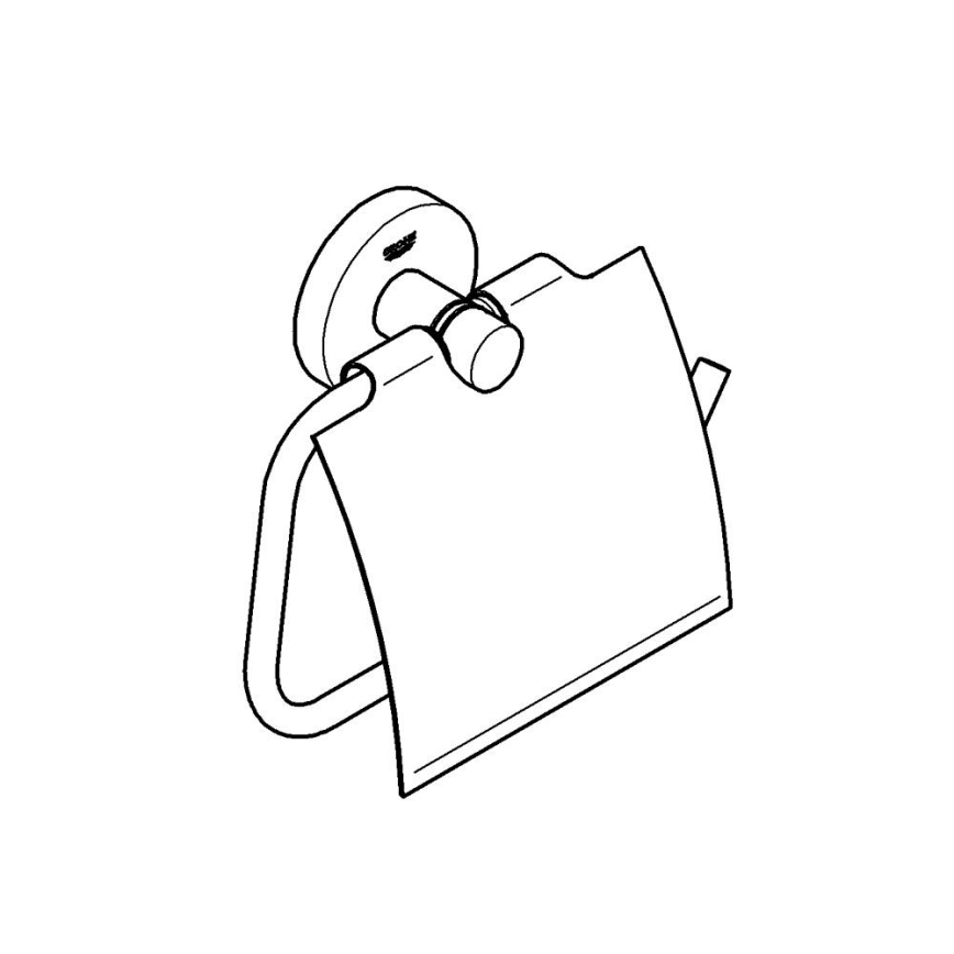 GROHE 41179DC0 - Nosilec toaletnega papirja ESSENTIALS iz nerjavečega jekla