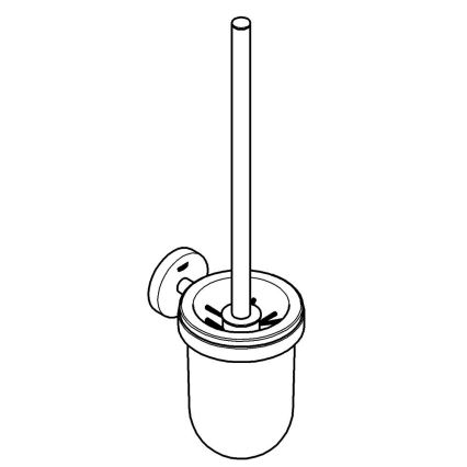 GROHE 41185DC0 - Komplet za čiščenje stranišča ESSENTIALS, nerjavno jeklo