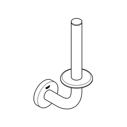 GROHE 41186000 - Držalo za rezervni toaletni papir START, sijajni krom