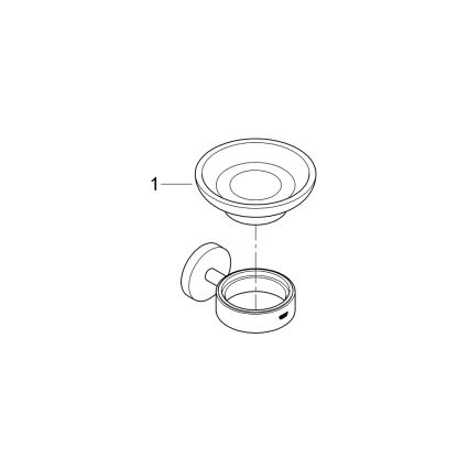 GROHE 41193000 - Posodica za milo ESSENTIALS sijajni krom
