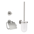 GROHE 41204DC0 - Komplet dodatkov za WC 3 v 1 START, iz nerjavečega jekla
