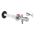 GROHE 41208000 - Zunanji stenski ventil EUROTEC DN 15, poliran krom