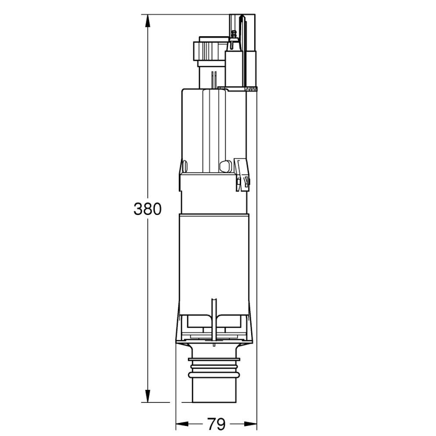 GROHE 42253000 - Izpustni ventil AV1, poliran krom