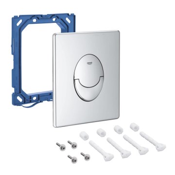 GROHE 42304000 - Tipka za splakovanje SKATE AIR 156 × 197 mm sijajni krom