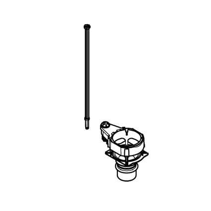 GROHE 42593000 - Ventilsko sedlo za splakovalni kotliček GD 2, belo