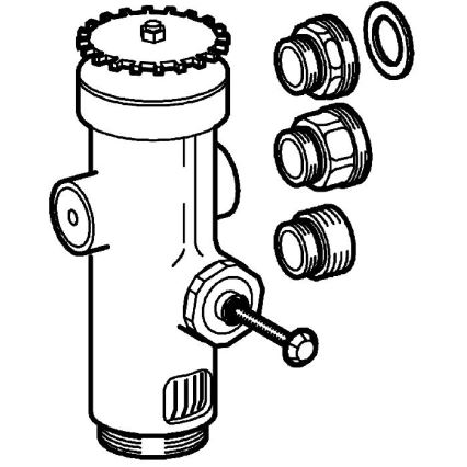 GROHE 43996000 - Tlačni splakovalnik RONDO 3”
