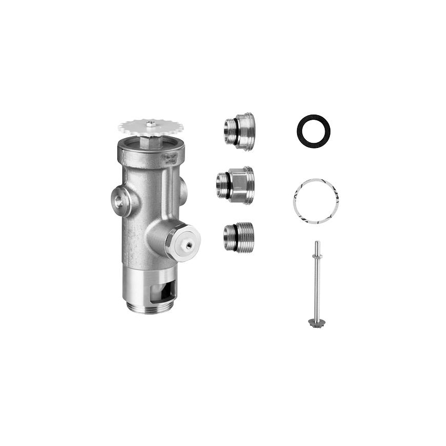 GROHE 43996000 - Tlačni splakovalnik RONDO 3” sijajni krom