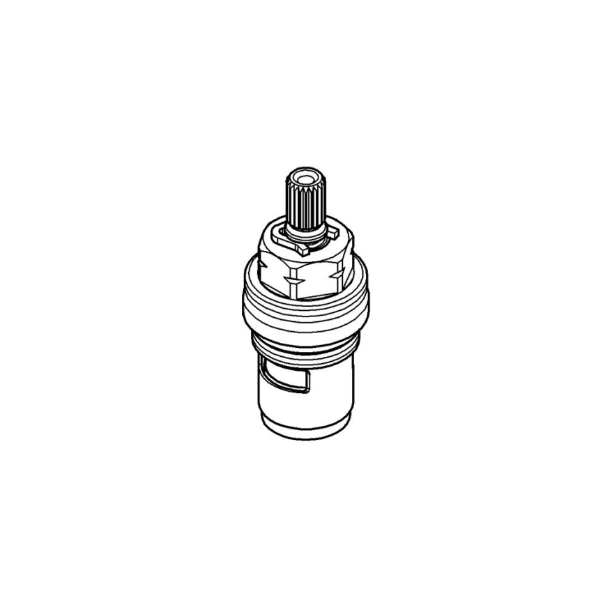 GROHE 45883000 - Keramični vložek DN 15, sijajni krom