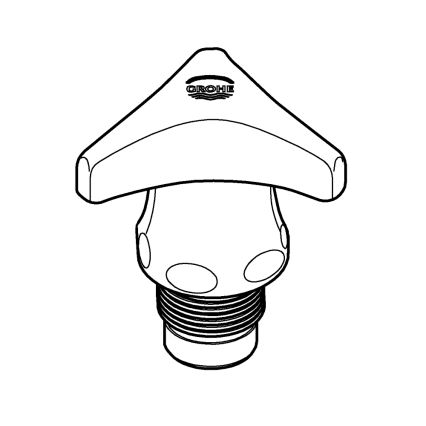 GROHE 45968000 - Pokrov DN 15 TRECORN, sijajni krom