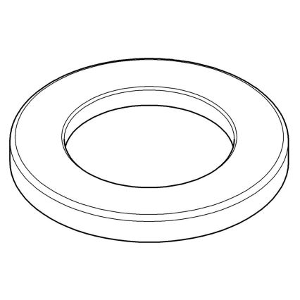 GROHE 48165000 - Osnovna plošča za enoročne mešalnike za umivalnik in bide, krom