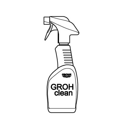 GROHE 48166000 - Čistilo GROHCLEAN 500 ml