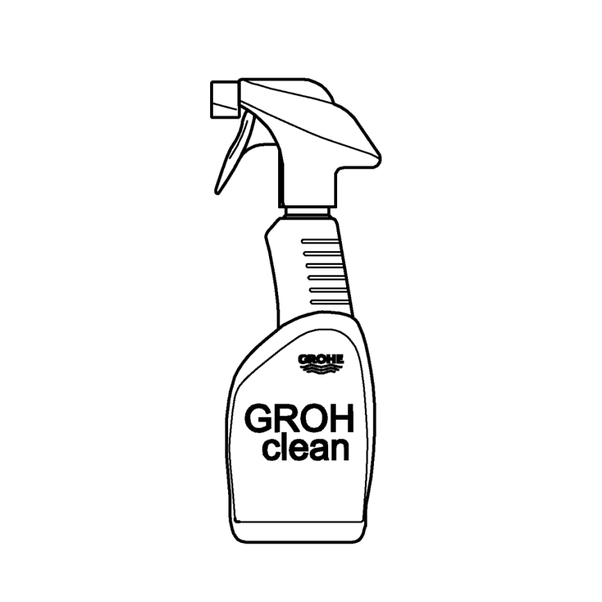 GROHE 48166000 - Čistilo GROHCLEAN 500 ml