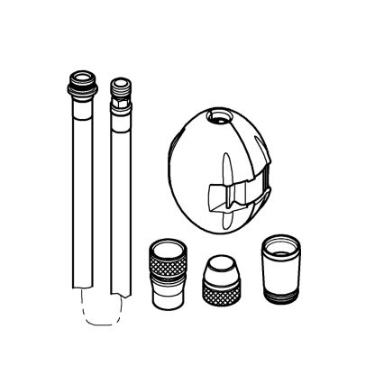 GROHE 48293000 - pršna cev UNIVERSAL 1425 mm, sijajni krom