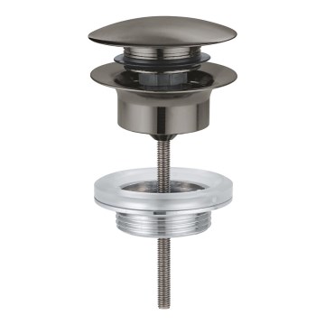 GROHE 65807AL0 - Odtokna garnitura za umivalnike s prelivom v grafitni barvi