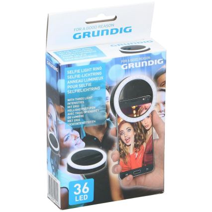 Grundig 10442 - LED Selfie ring svetilka RING 3V