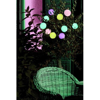 Grundig 14106 - LED Solarna veriga 2,4m 10xLED/1,2V 600 mAh