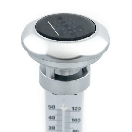 Grundig 89640 - LED solarna svetilka z merilcem temperature LED/1,2V 600 mAh IP44