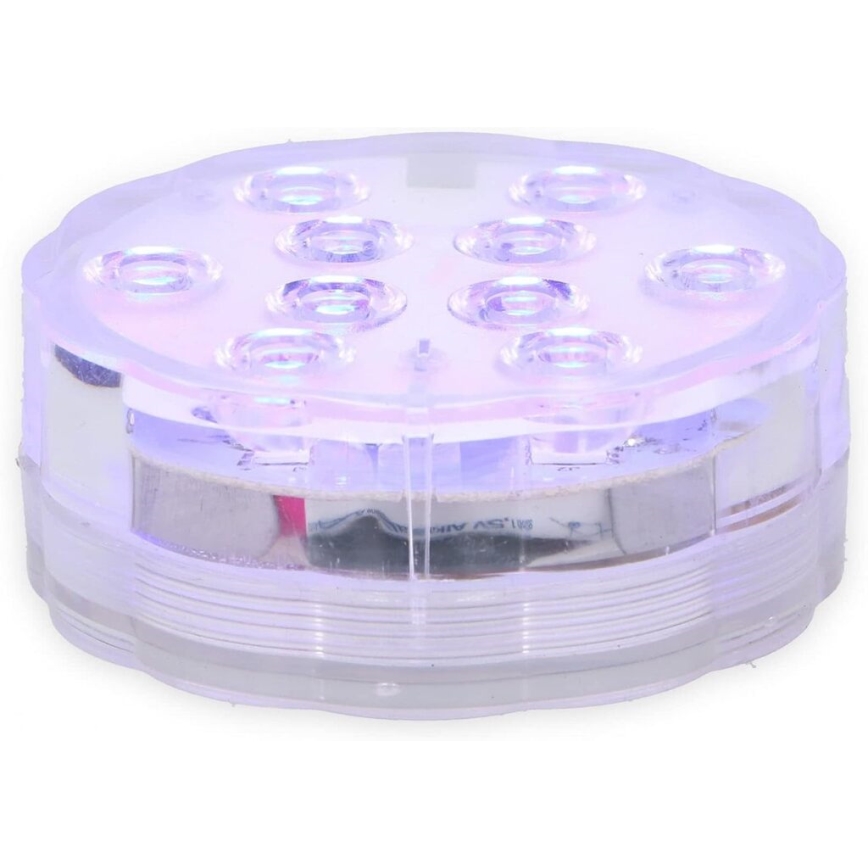 Grundig - Komplet 3x zatemljive LED RGBW svetilke LED/3W/3xAAA IP65 + daljinski upravljalnik