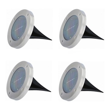 Grundig - KOMPLET 4x LED solarna svetilka LED/1W/1,2V 600 mAh IP65