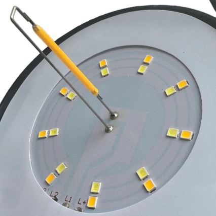 Grundig - LED kamping svetilka LED/3xAA 3000/4500/6000K IP44 črna