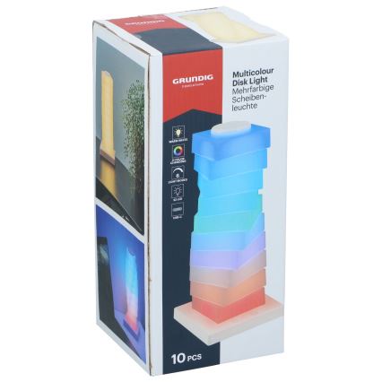 Grundig - LED RGB namizna svetilka na dotik LED/4,5W/5V
