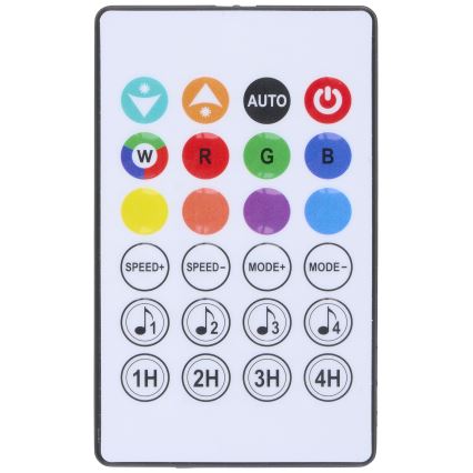 Grundig - LED RGB talna svetilka z možnostjo zatemnitve LED/8W/5V + daljinski upravljalnik