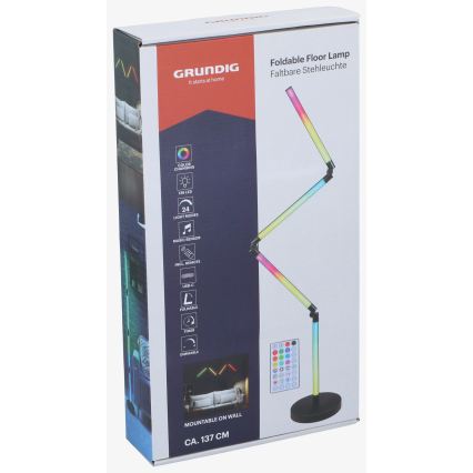 Grundig - LED RGB zatemnjiva stoječa svetilka 2 v 1 LED/230V + daljinski upravljalnik