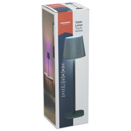 Grundig - LED RGB zatemnljiva namizna svetilka na dotik LED/5V 1200 mAh