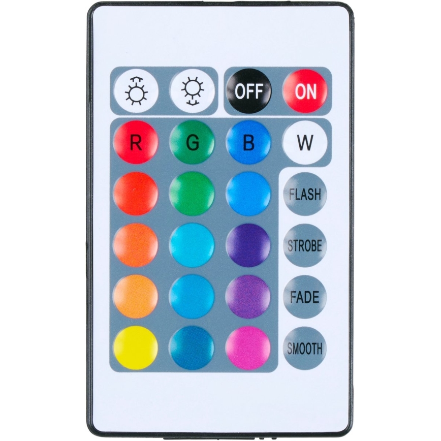 Grundig - LED RGBW namizna svetilka z nastavljivo svetlostjo LED/0,7W/5V črna + daljinski upravljalnik