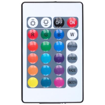 Grundig - LED RGBW zatemnjevalna stoječa svetilka LED/10W/5V črna + daljinski upravljalnik