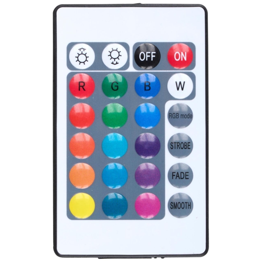 Grundig - LED RGBW zatemnjevalna stoječa svetilka LED/10W/5V črna + daljinski upravljalnik