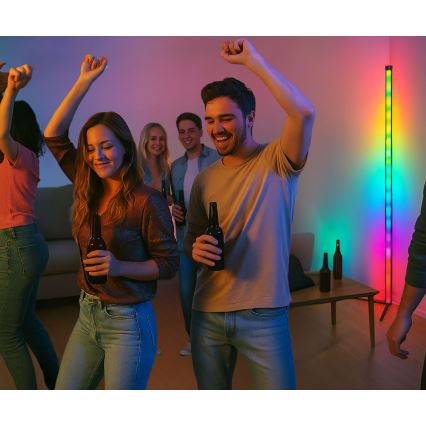 Grundig - LED RGBW zatemnjiva stoječa svetilka LED/6W/230V + z daljinskim upravljalnikom