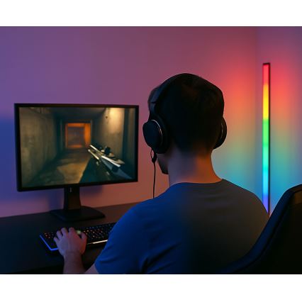 Grundig - LED RGBW zatemnjiva stoječa svetilka LED/6W/230V + z daljinskim upravljalnikom