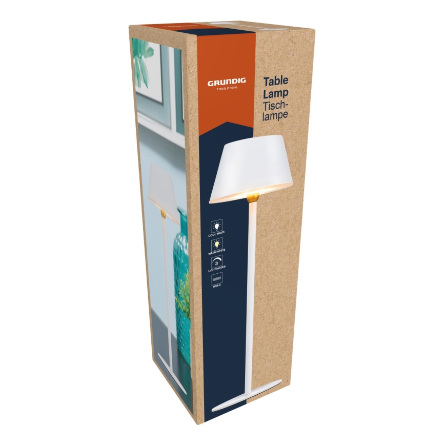 Grundig - LED senzorska namizna svetilka LED/5V 1200 mAh